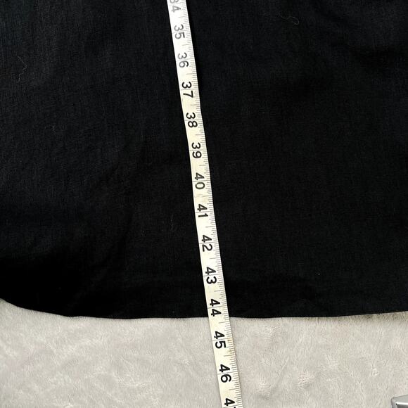 J. Jill 100% Linen Sleeveless Tie Knot Front Dress Breathable Minimalist XL - Picture 5 of 8